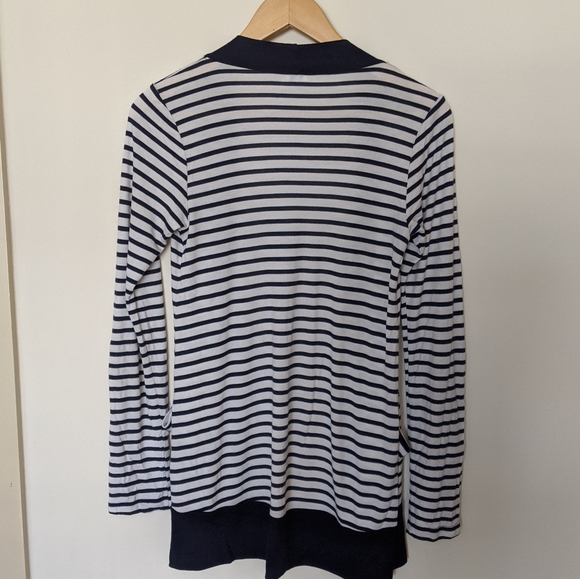 Splendid Blue and White Striped Cardigan, Sz. XS - Picture 2 of 7